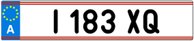Truck License Plate
